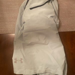 Turquoise Under Armour shorts